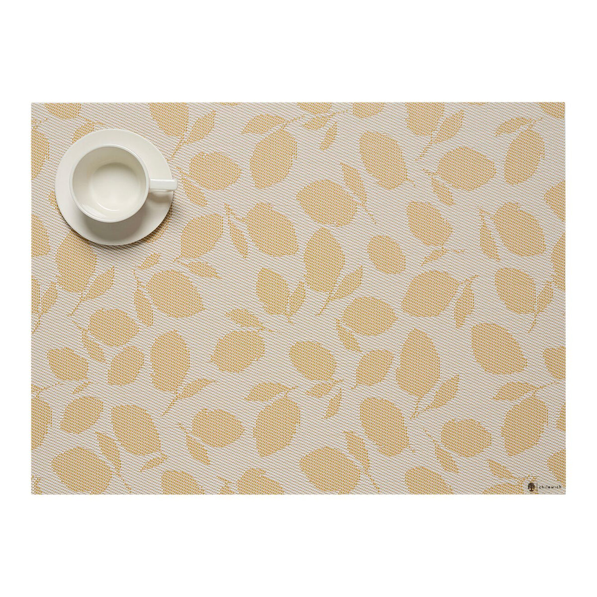 Lemon Leaves Placemats - Goldenrod