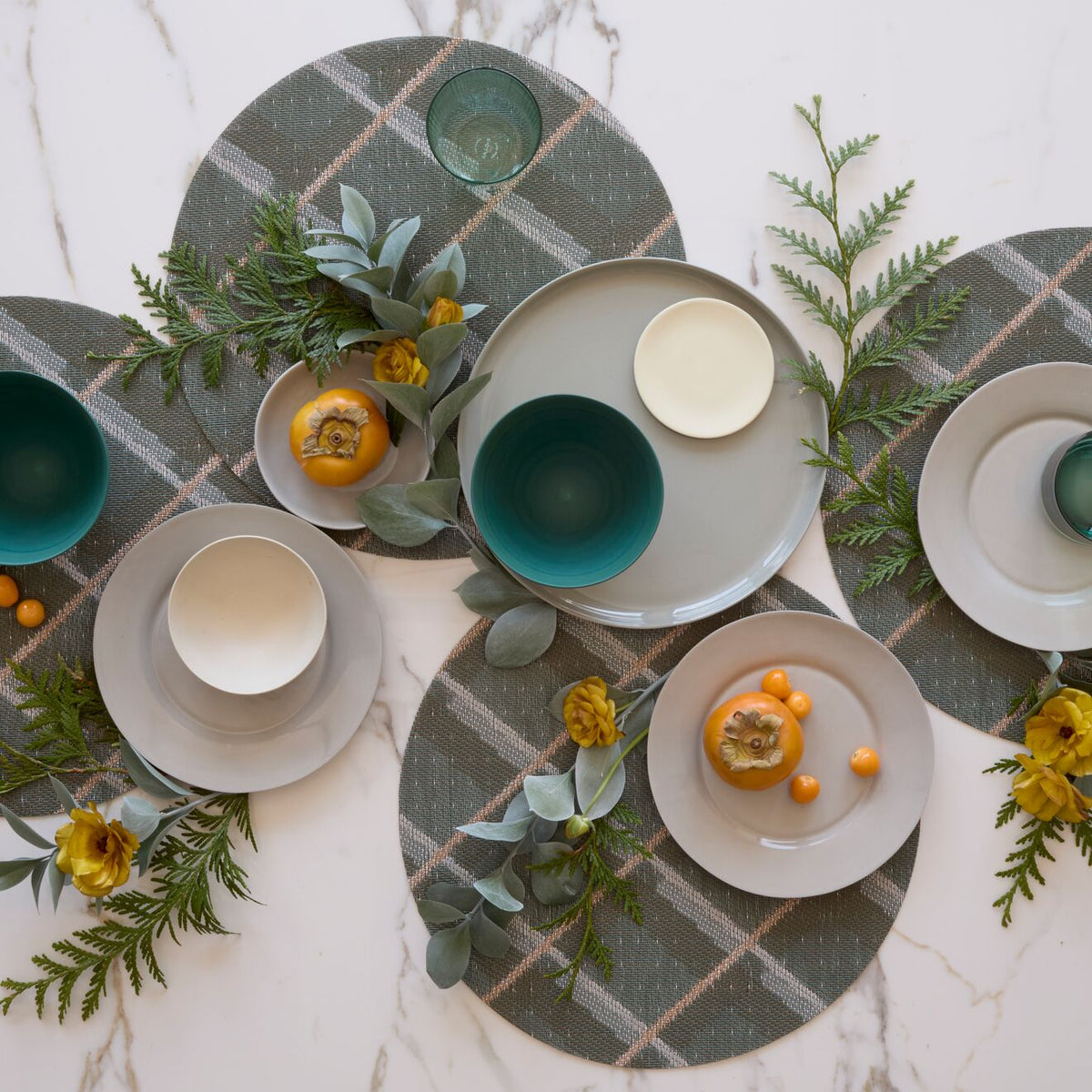 Holiday Plaid Placemats - Multi