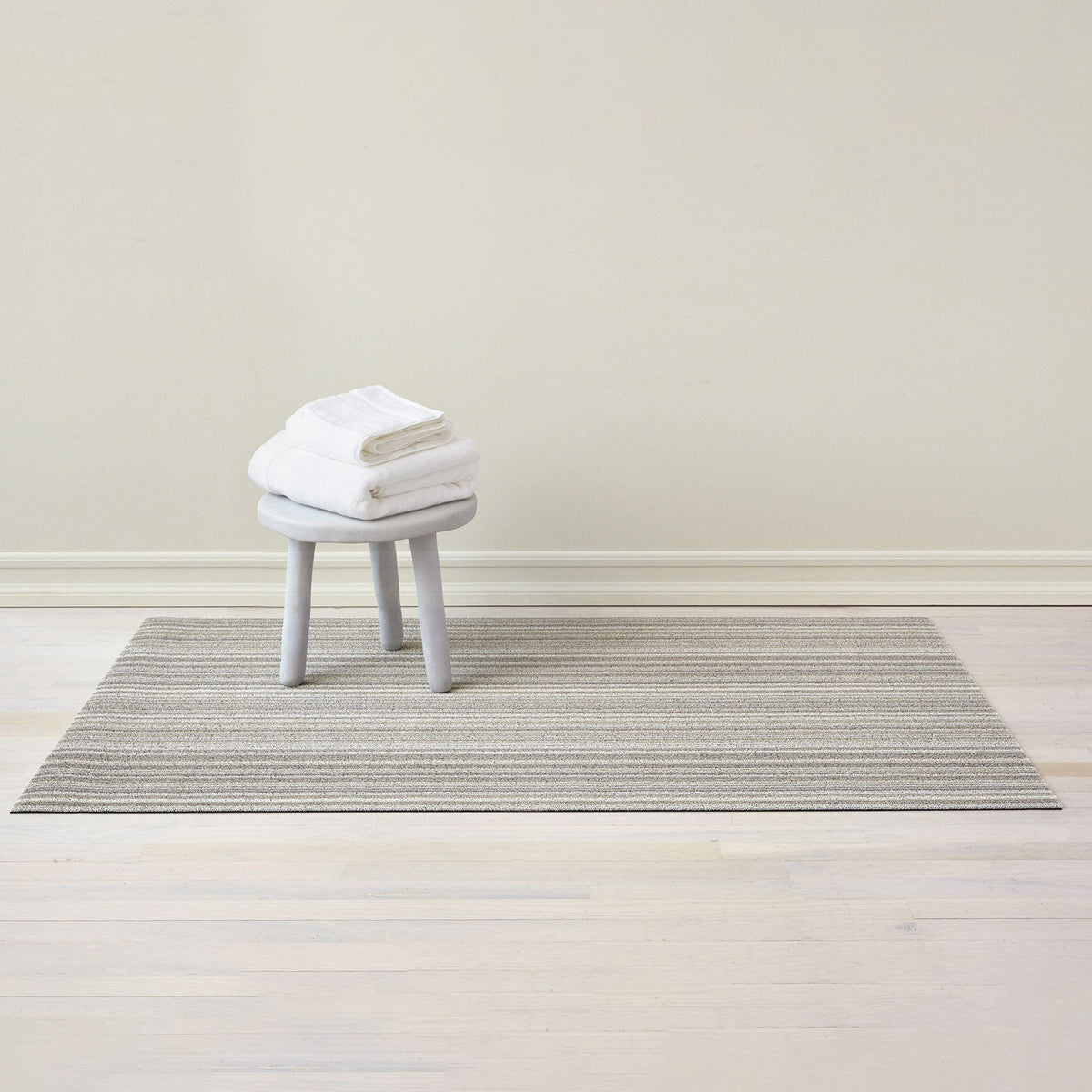 Skinny Stripe Shag Mats - Birch