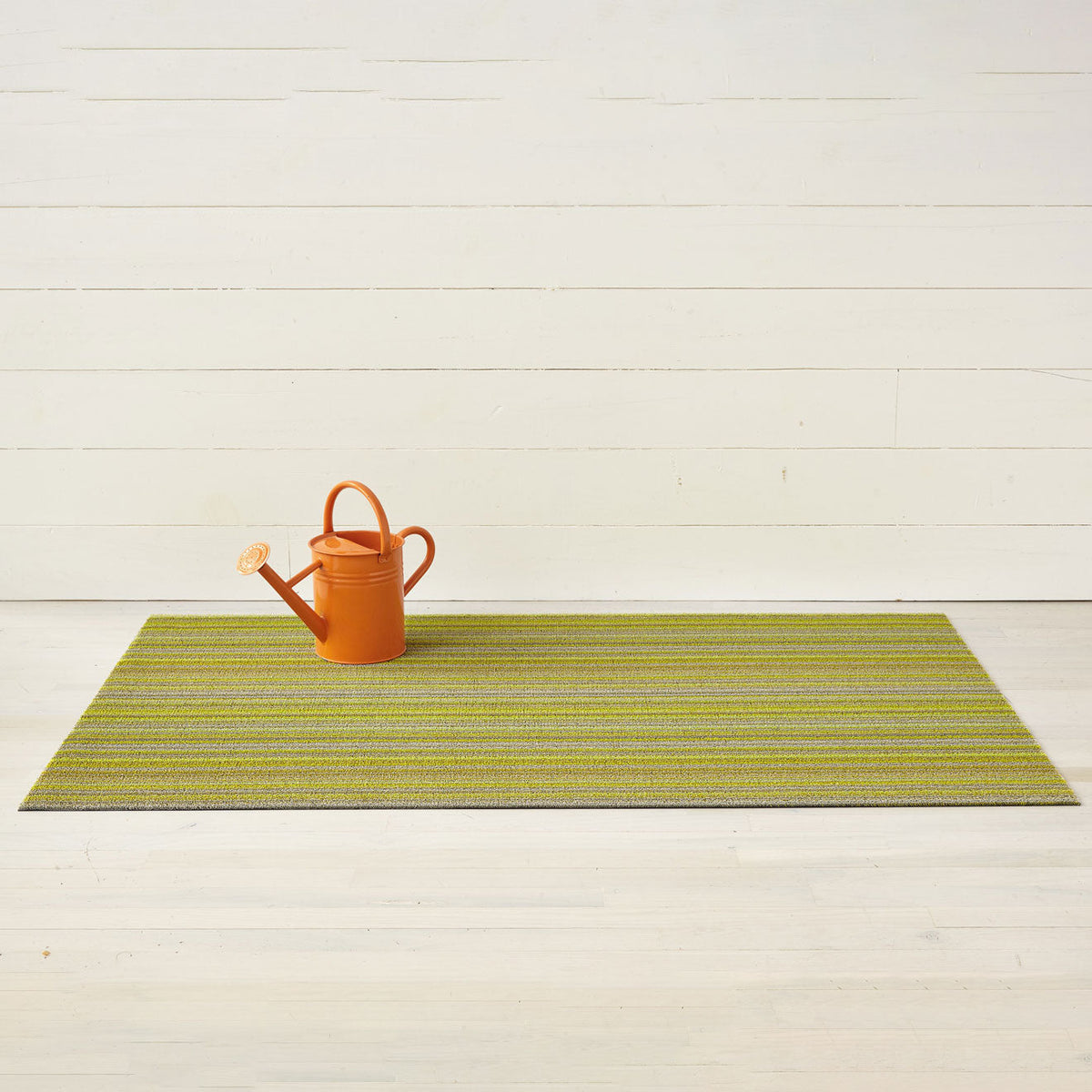 Skinny Stripe Shag Mats - Citron