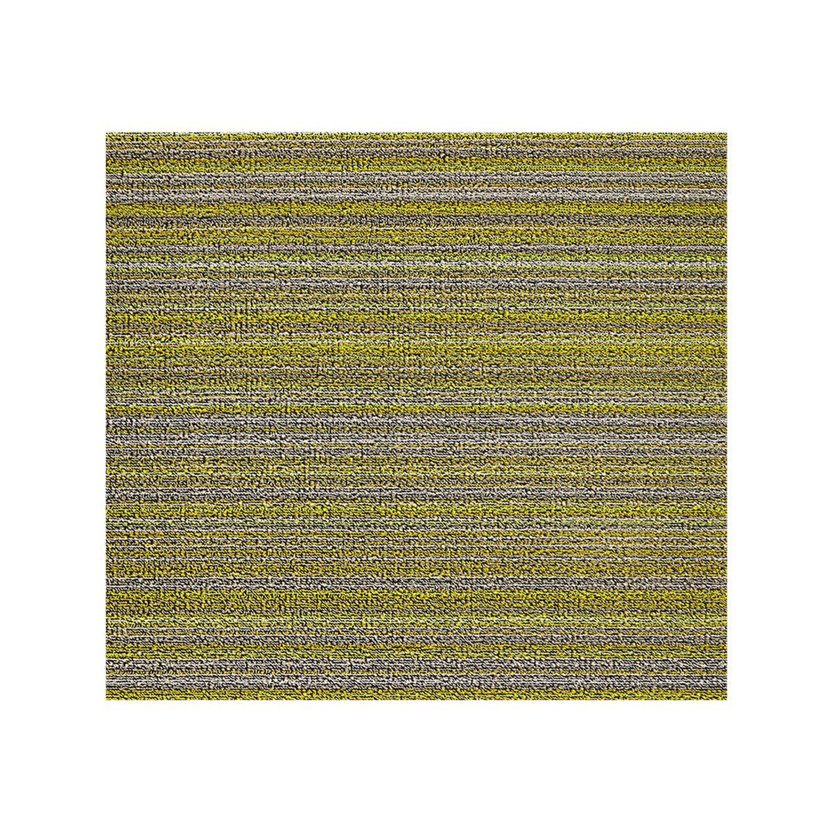 Skinny Stripe Shag Mats - Citron