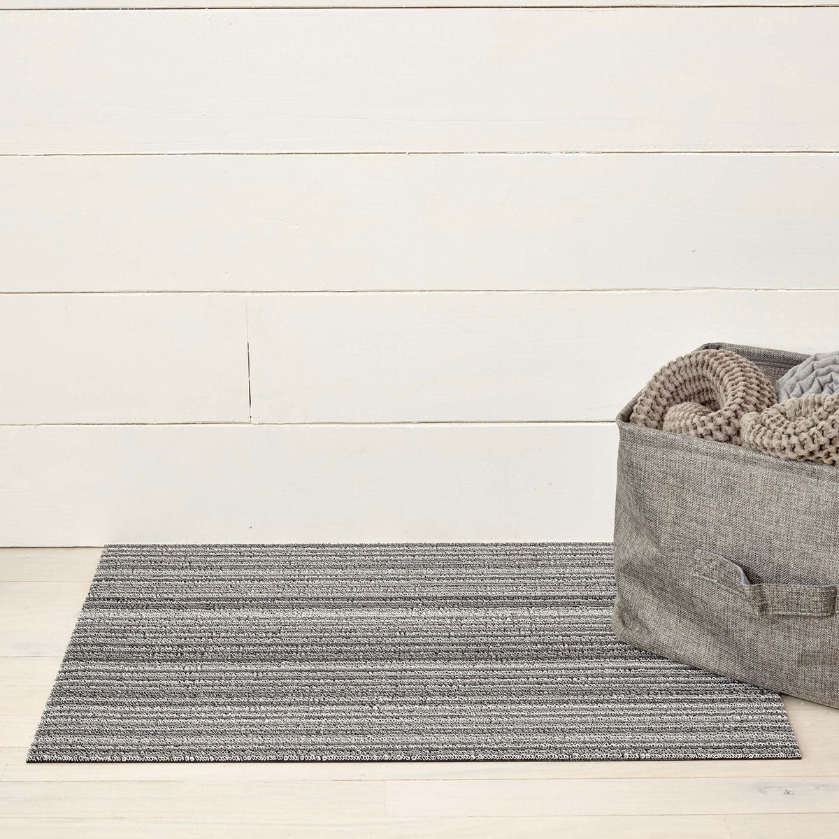 Skinny Stripe Shag Mats - Shadow