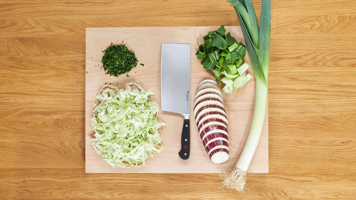 Wusthof Classic 2-Piece Asian Knife Set — Black