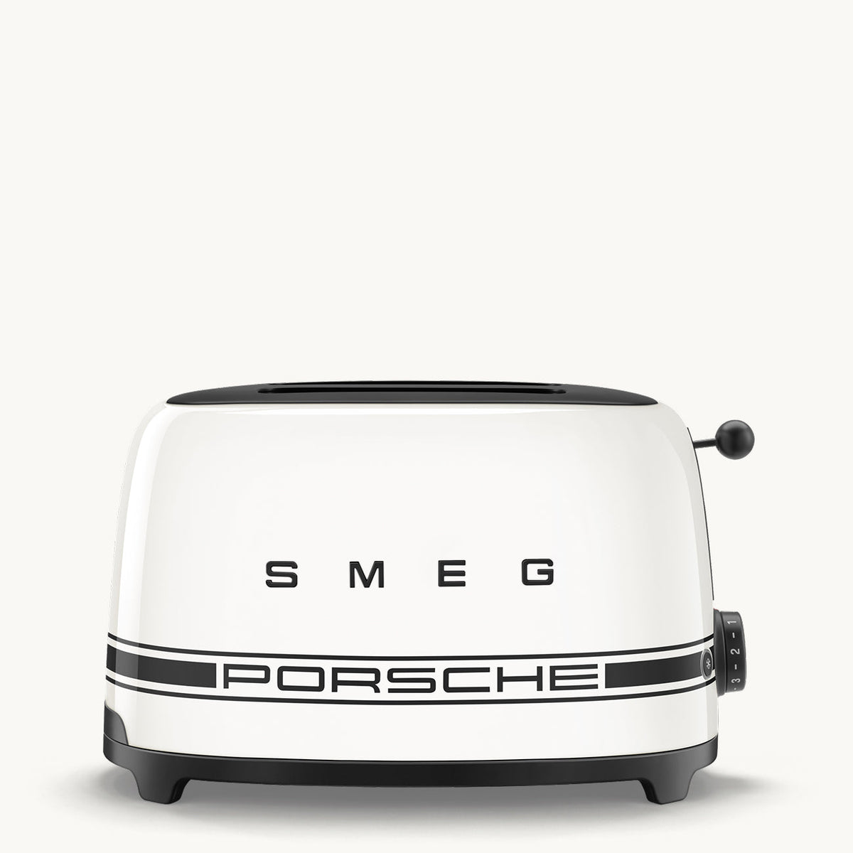 Porsche × SMEG 2-Slice Toaster (TSF01) – Carrara White