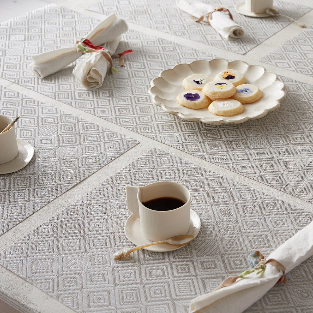 Mosaic Table Runners - Grey