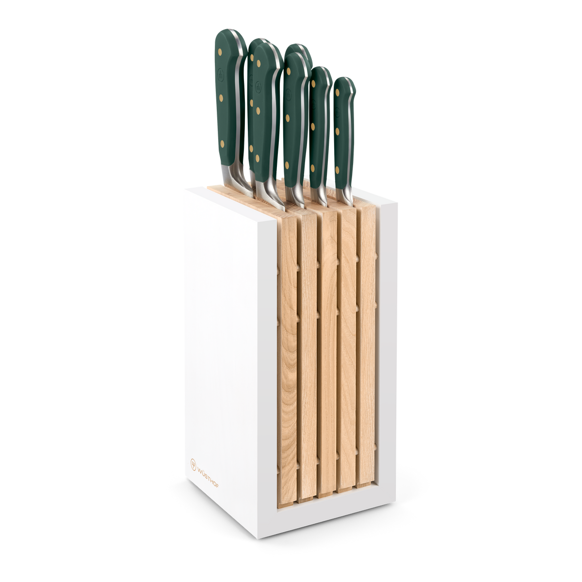 Wusthof Classic 8-Piece Designer Knife Block Set — Coral Peach