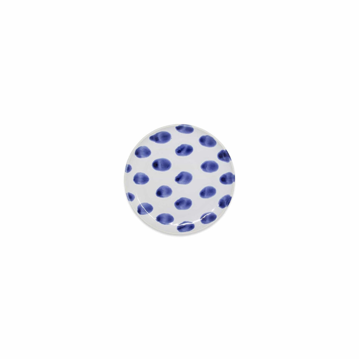 Santorini Dot Cocktail Plate - Blue
