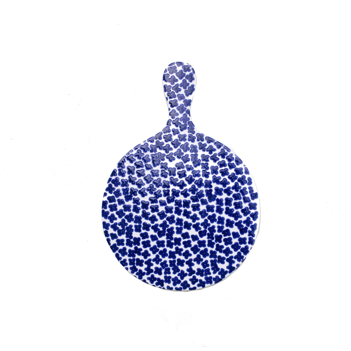 Santorini Flowers Round Cheese Board