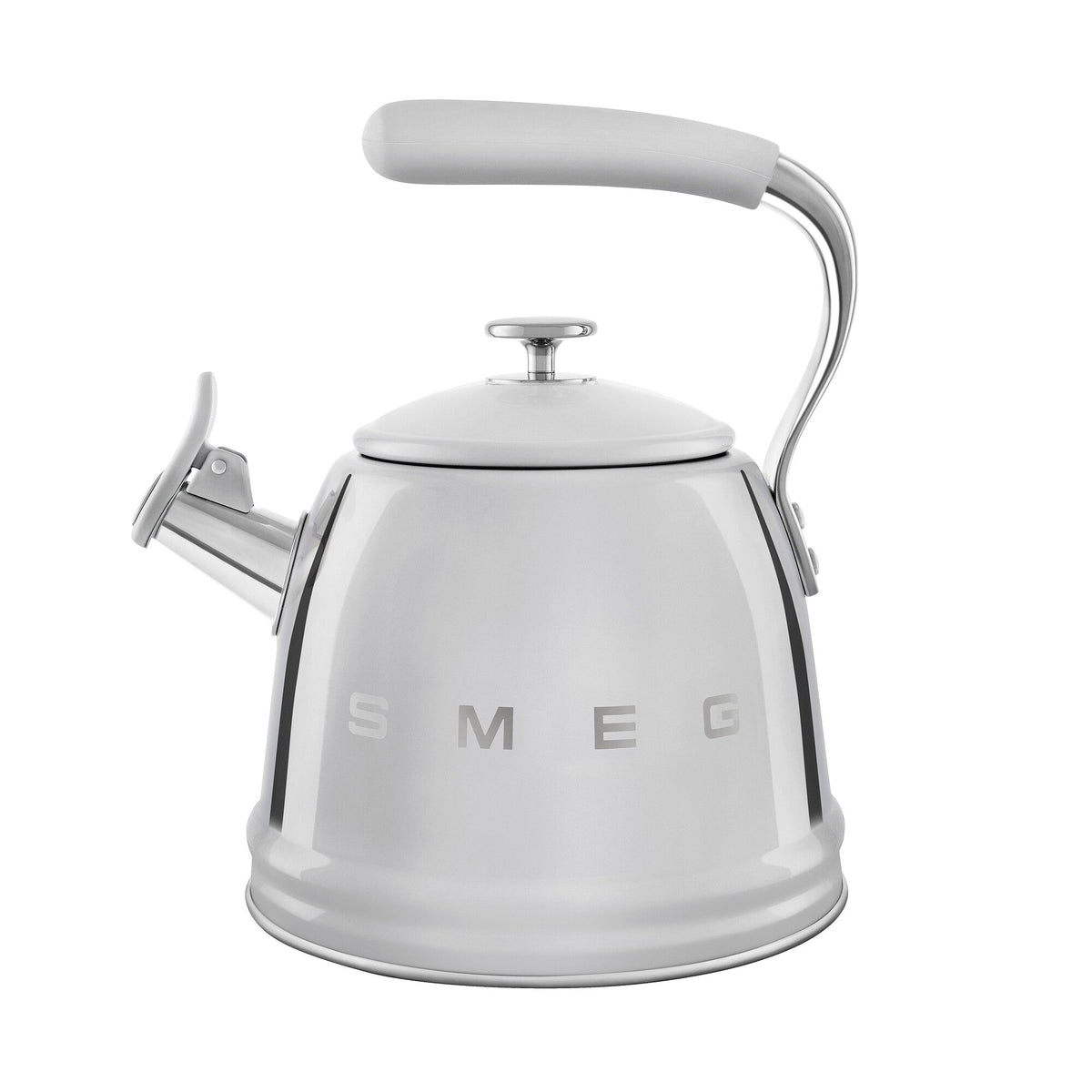 SMEG 10-Cup Whistling Kettle (WKF01) – Stainless Steel