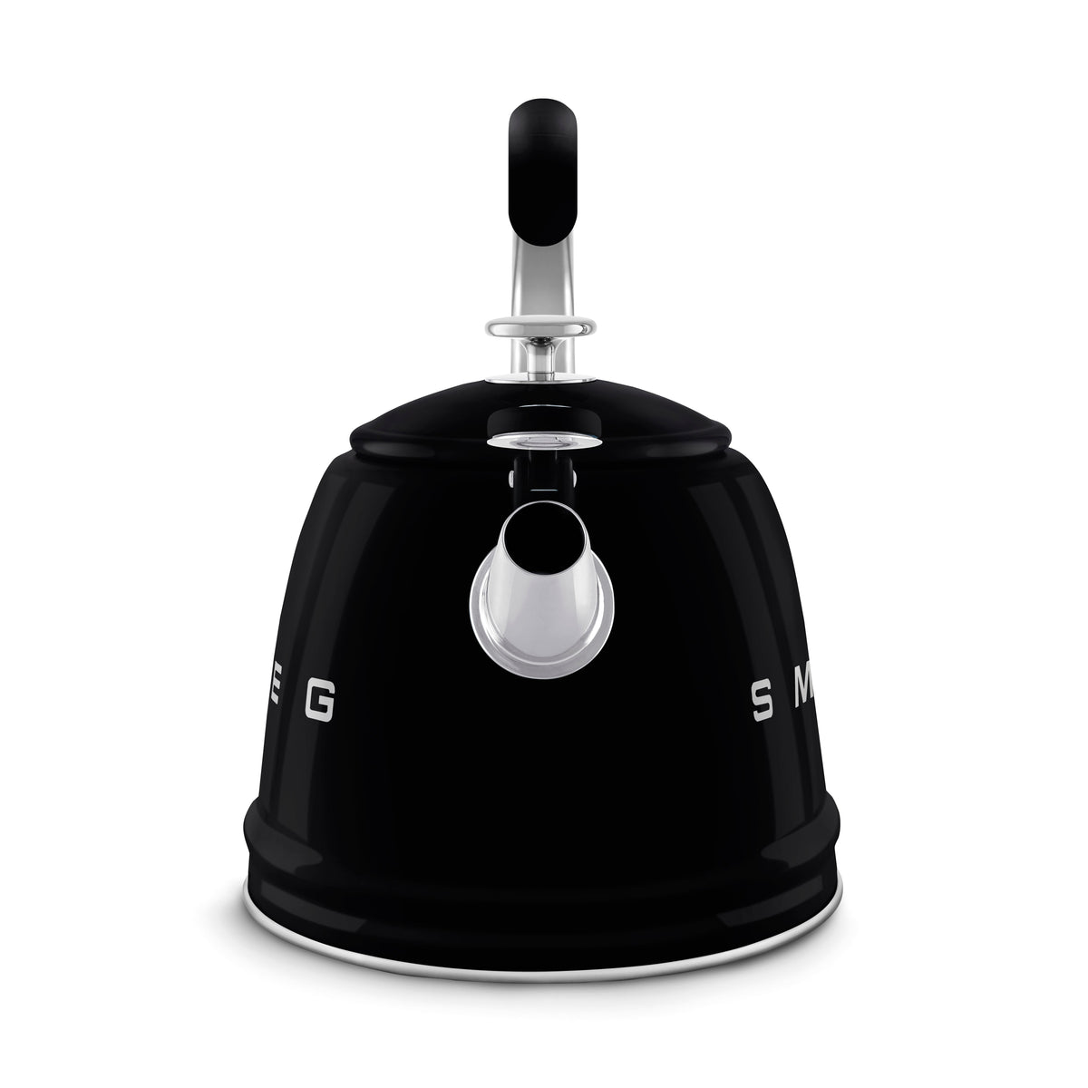 SMEG 10-Cup Whistling Kettle (WKF01) – Black