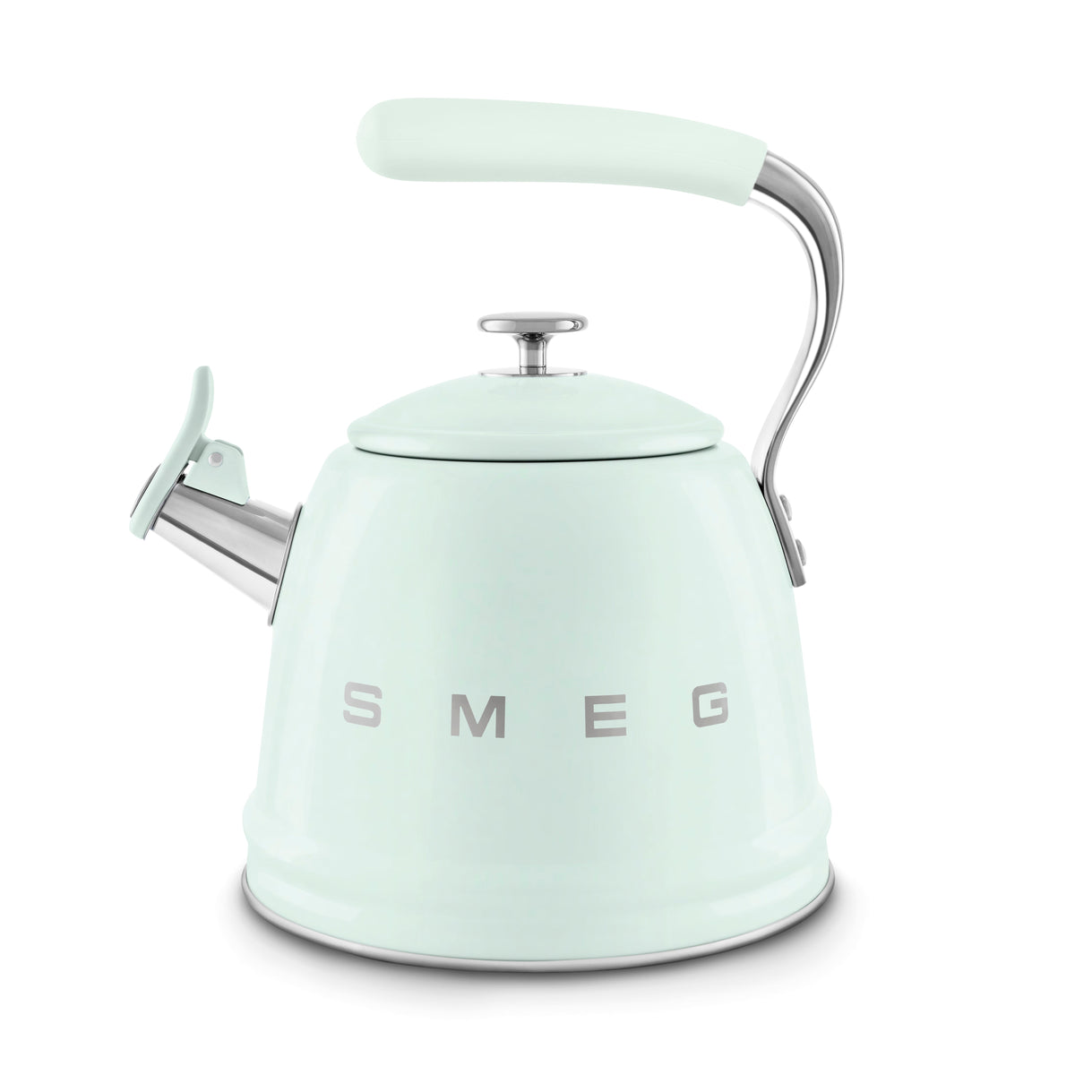 SMEG 10-Cup Whistling Kettle (WKF01) – Pastel Green