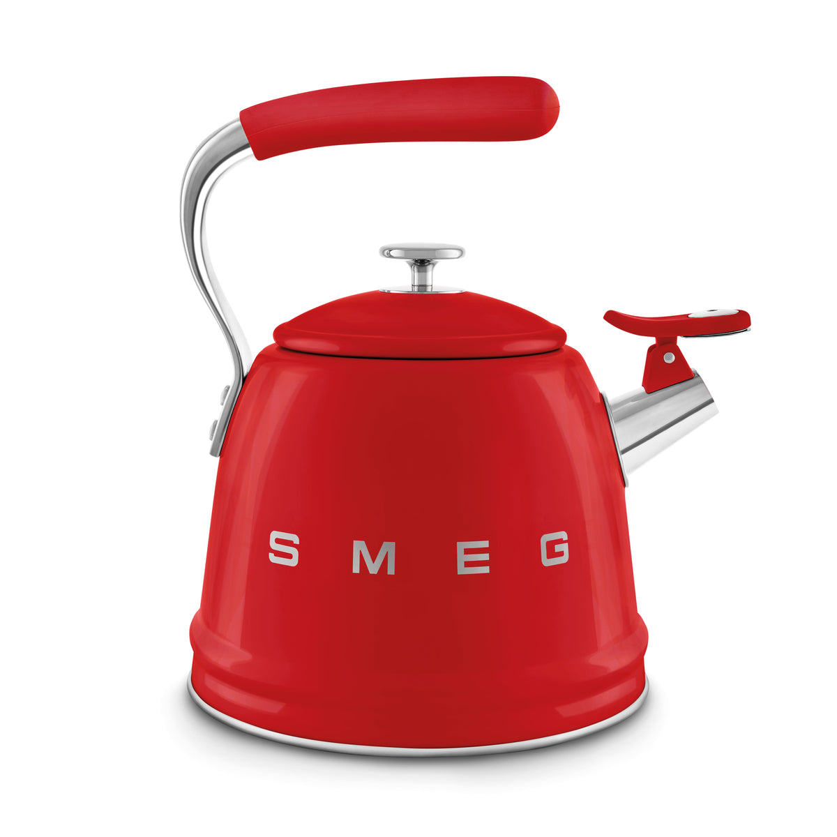 SMEG 10-Cup Whistling Kettle (WKF01) – Red