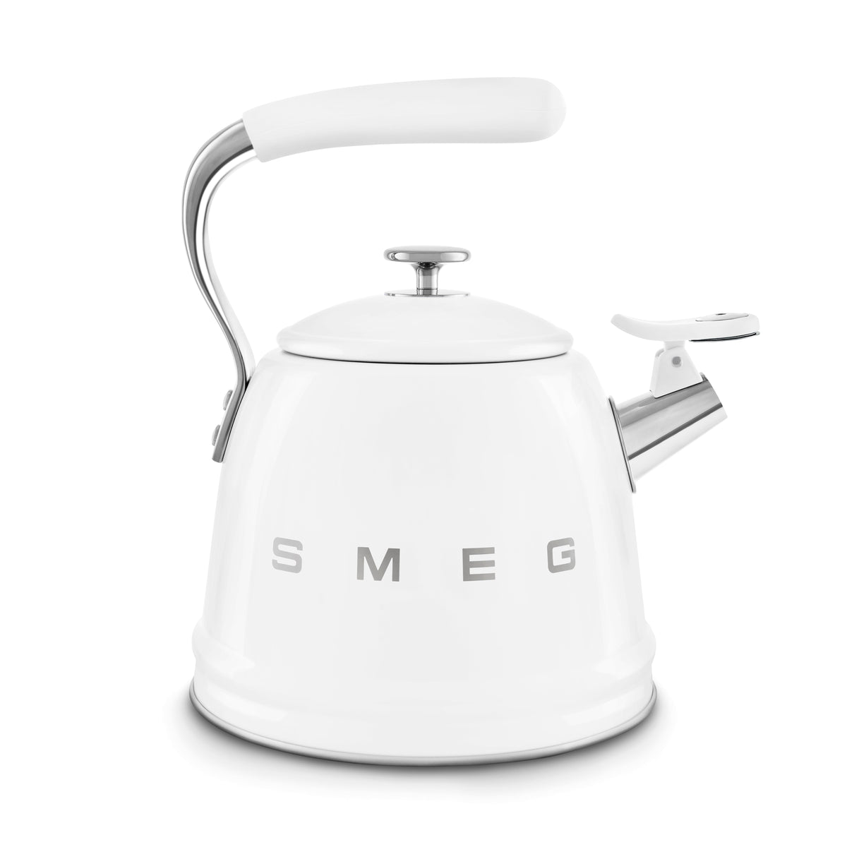 SMEG 10-Cup Whistling Kettle (WKF01) – White