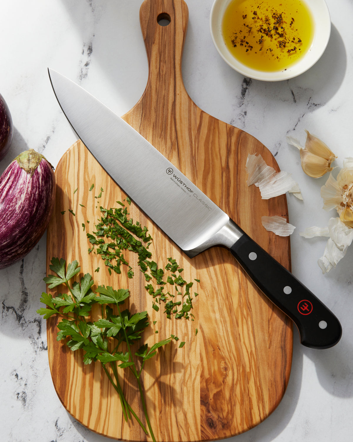 Wusthof Classic 8" Chef's Knife — Black
