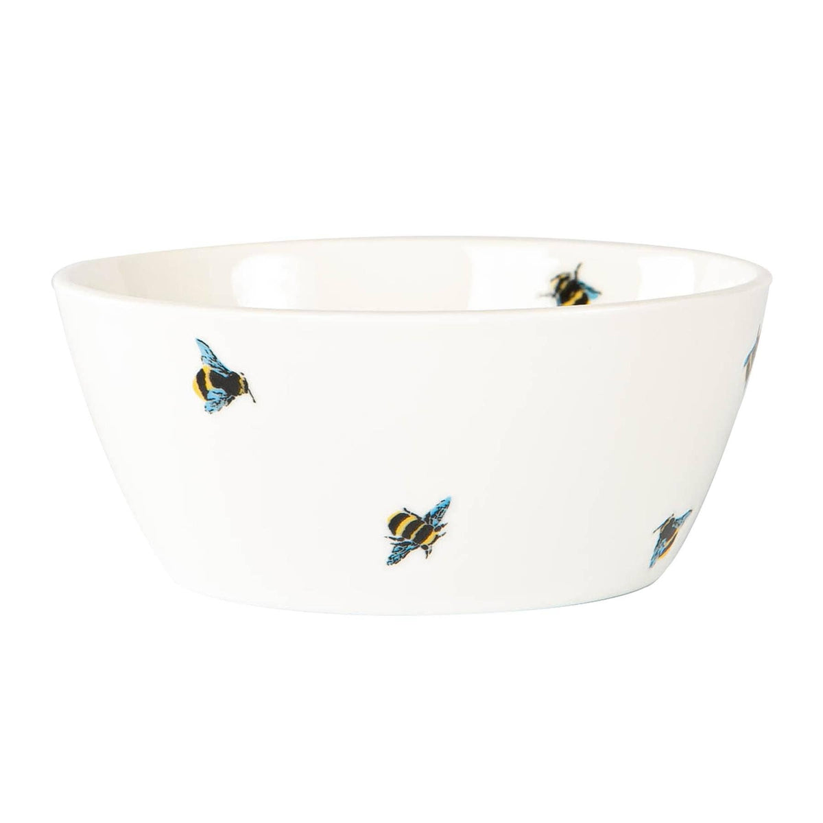 Joules Bee Casual Cereal Bowl - 14cm - White