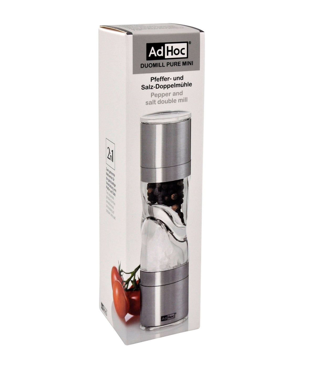 AdHoc Duo Mill Mini Salt and Pepper Mill