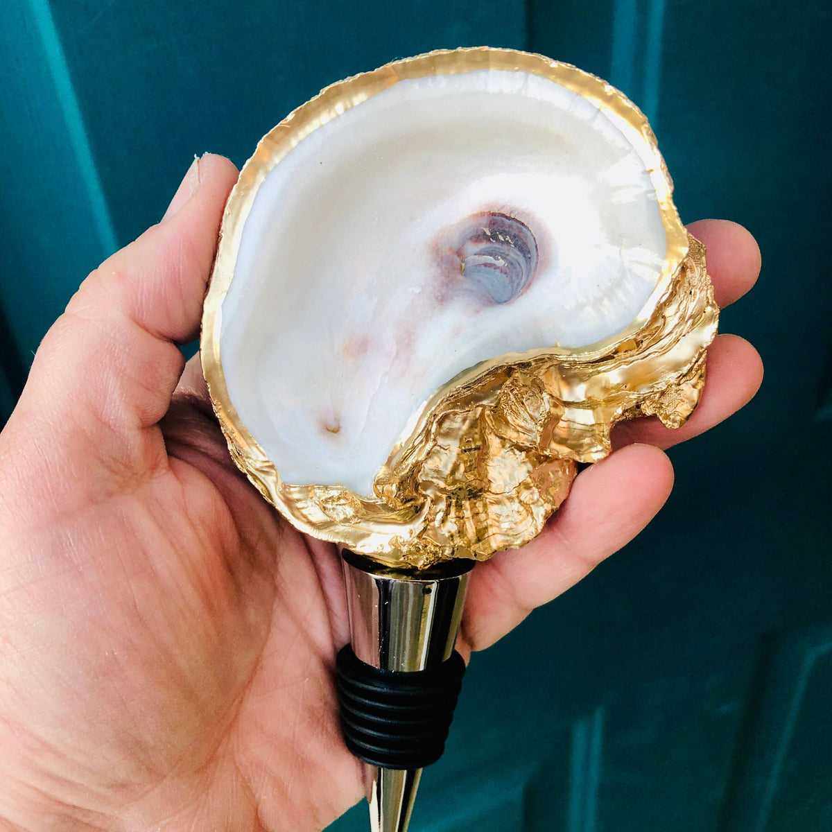 Oyster Shell Wine Stopper