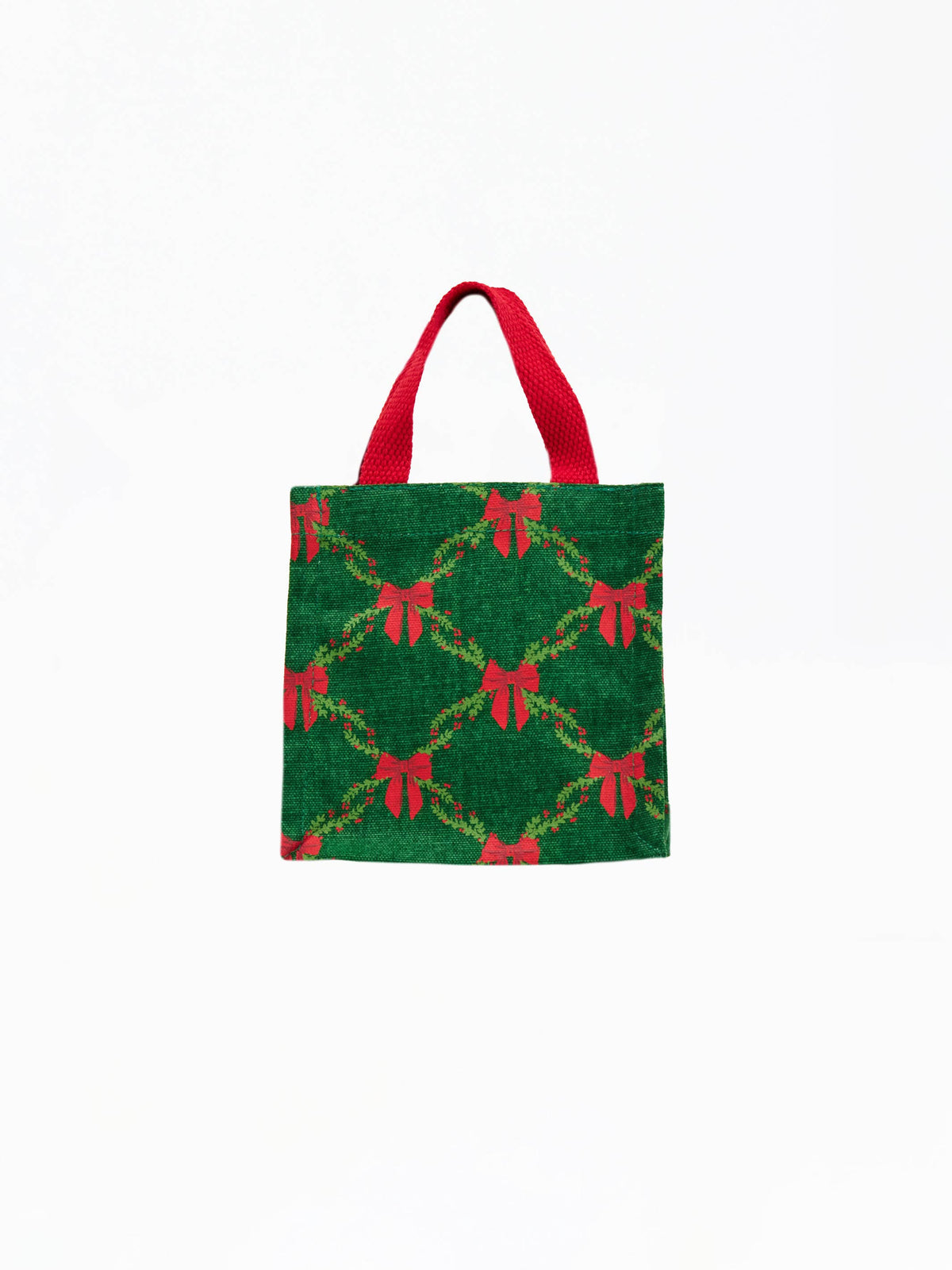 Petite Carry Tote Holiday Trellis