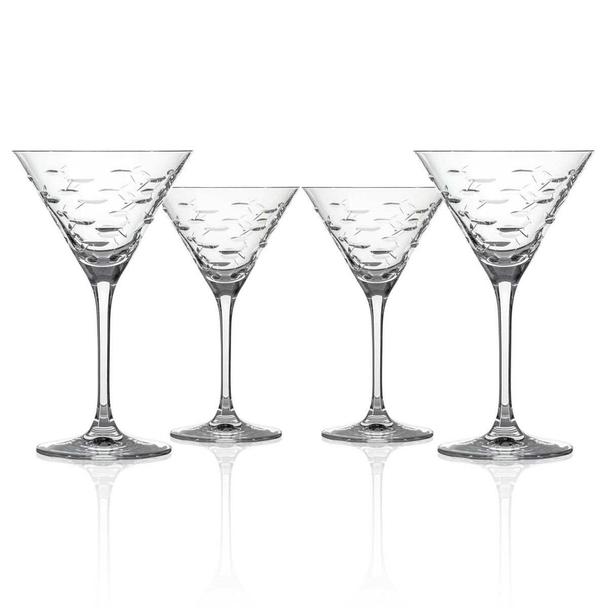 School of Fish Martini Glass 10oz