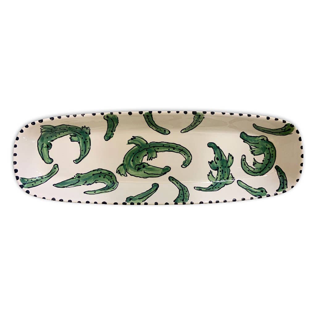 Alligator Bread Tray