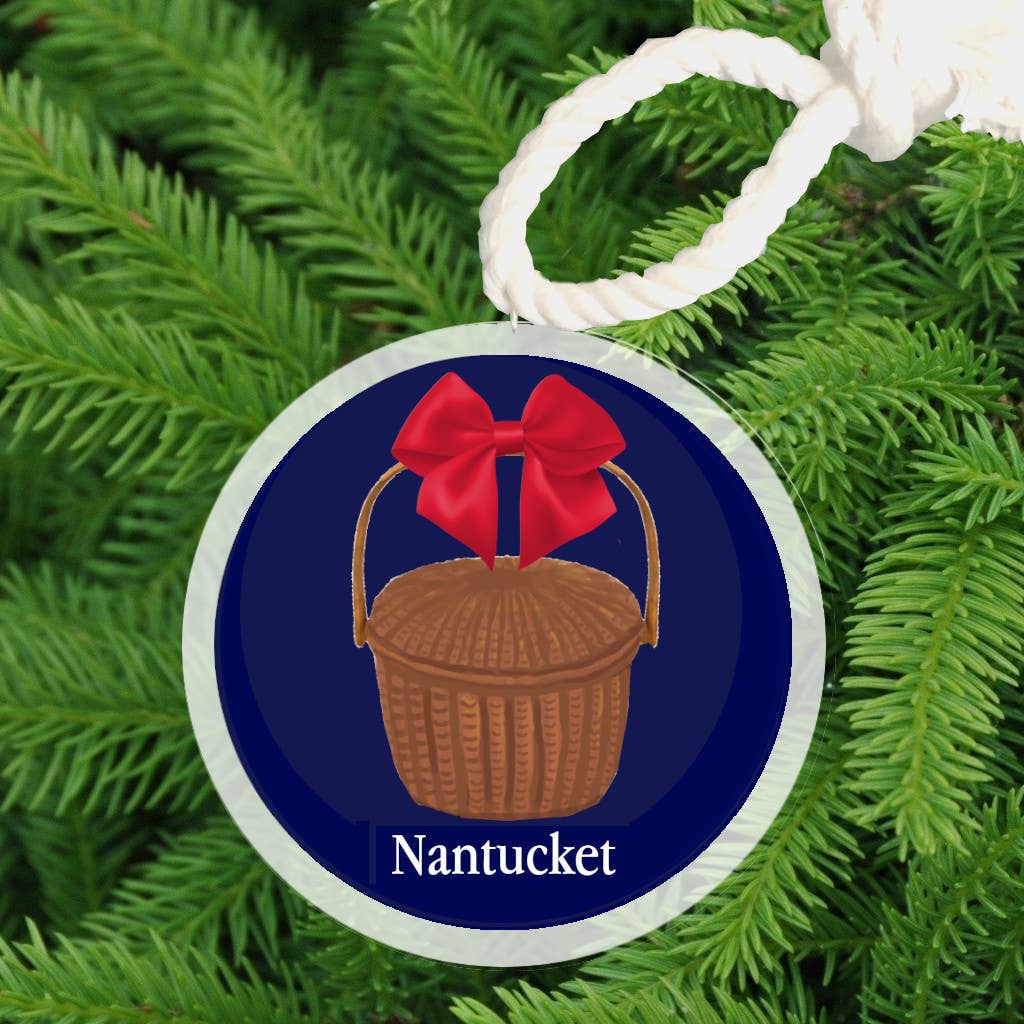 Christmas Ornament - Nantucket Basket