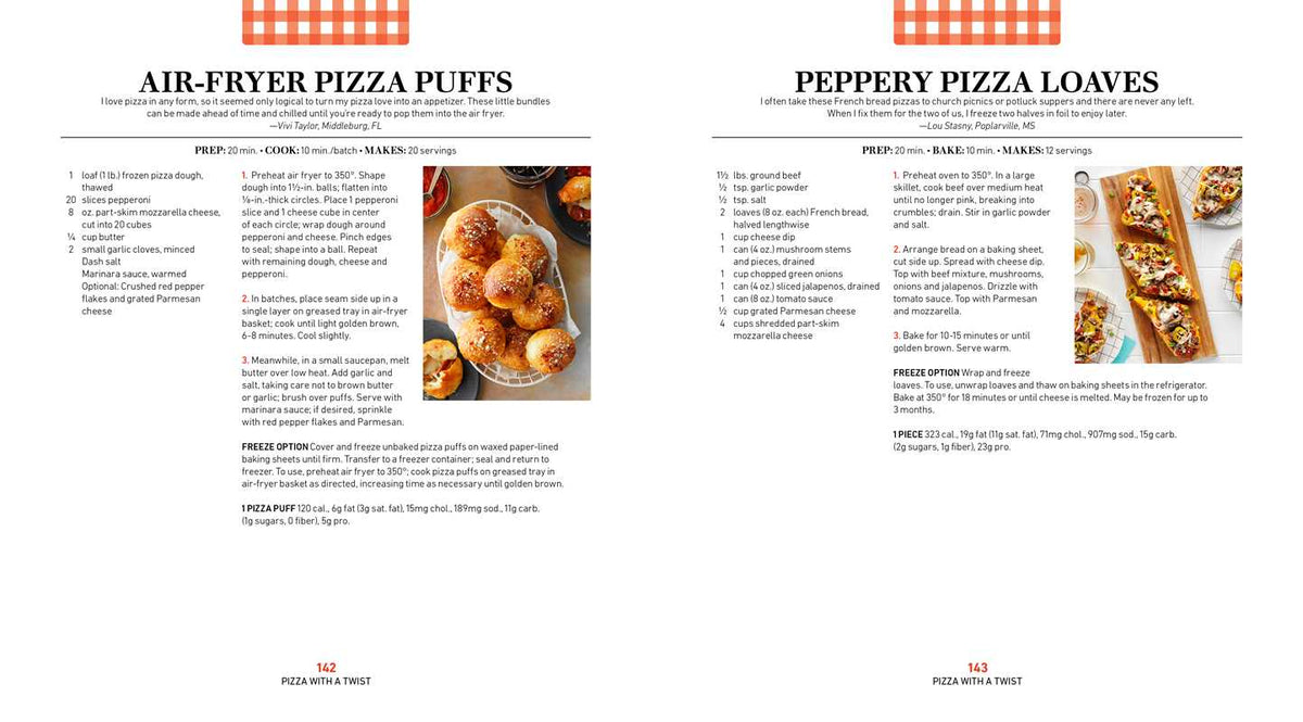 Taste of Home Pizza, Pasta, and More  by