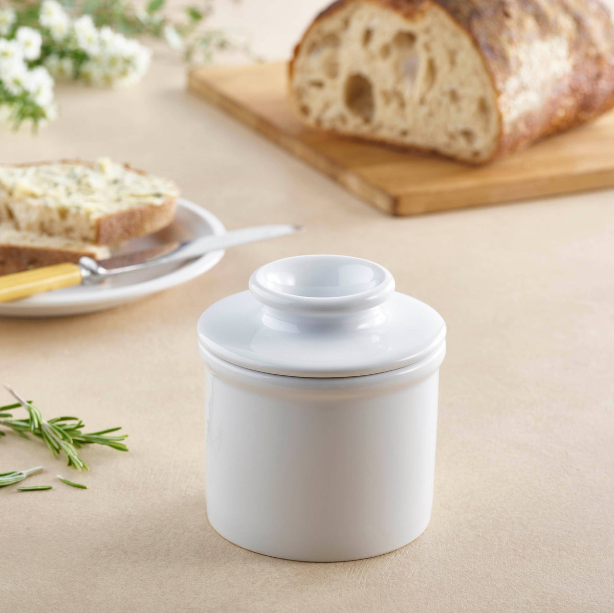 The Original Butter Bell® Crock - Classic White