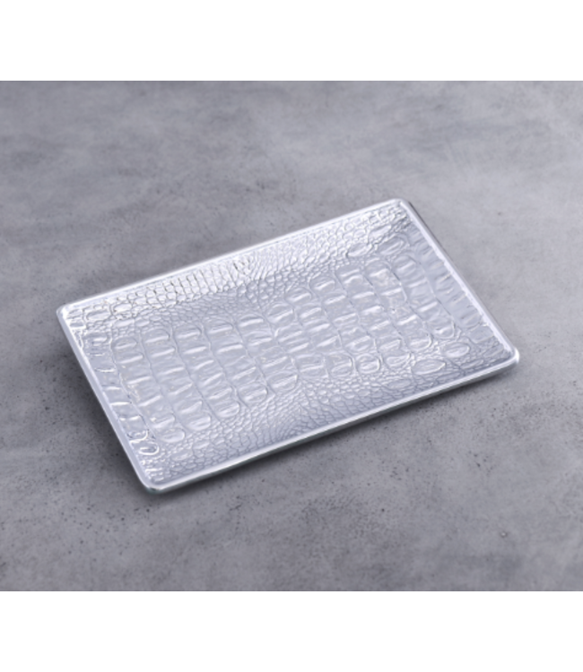 Beatriz Ball Pieles small tray with croc texture