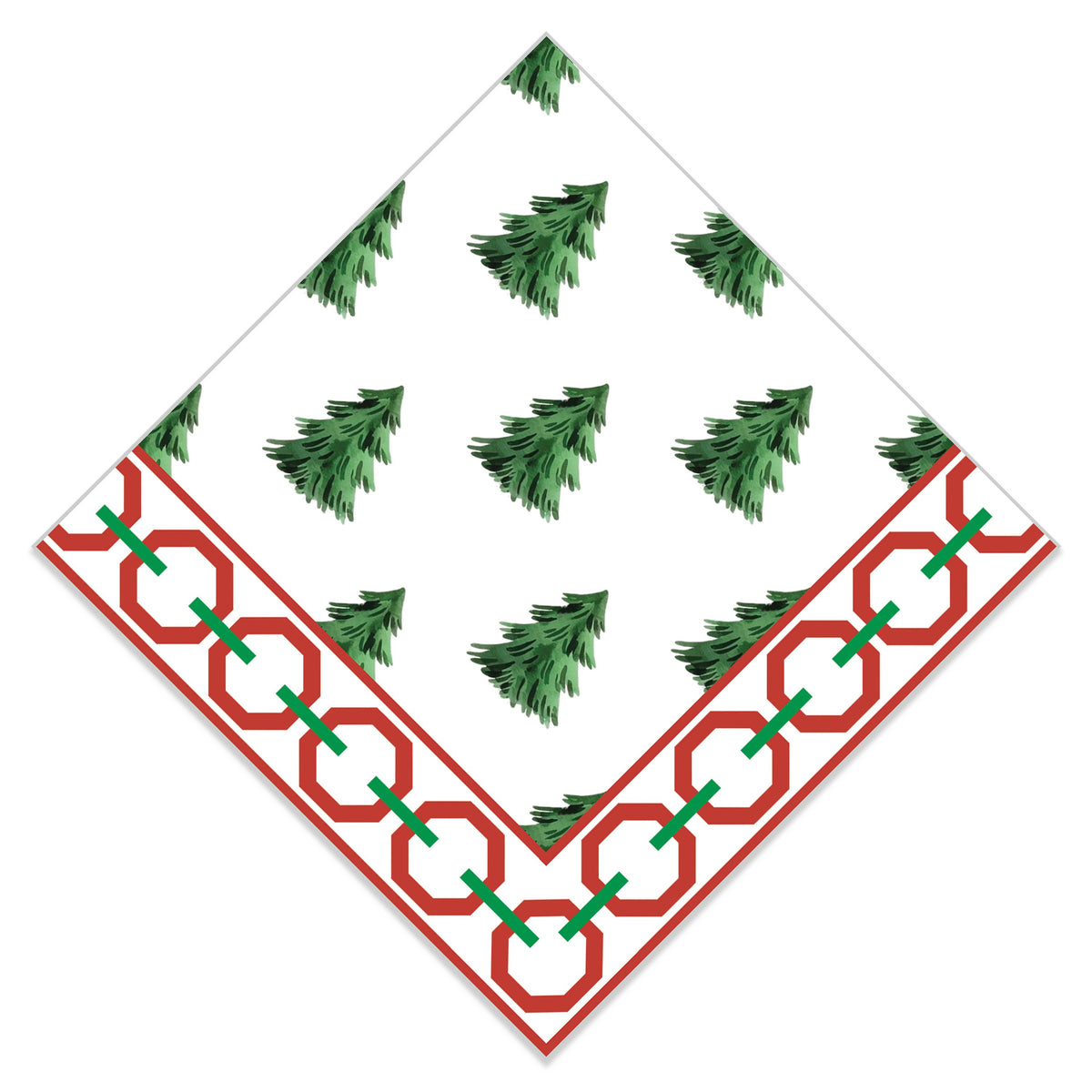 In Stock WH Paper Cocktail Napkins | Christmas Tree Farm
