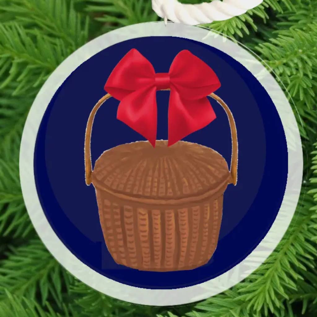 Christmas Ornament - Nantucket Basket