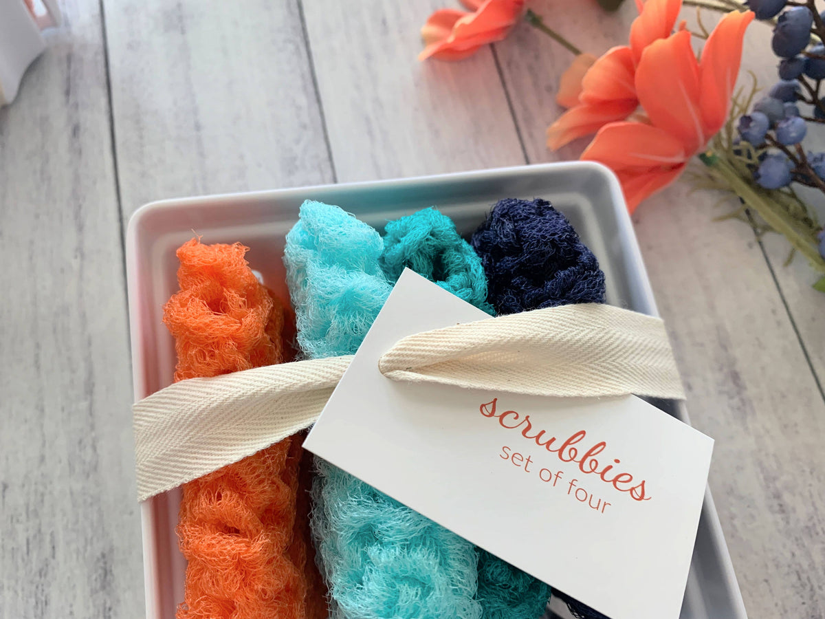 Scrubbies in a Berry Basket- New Lower Pricing