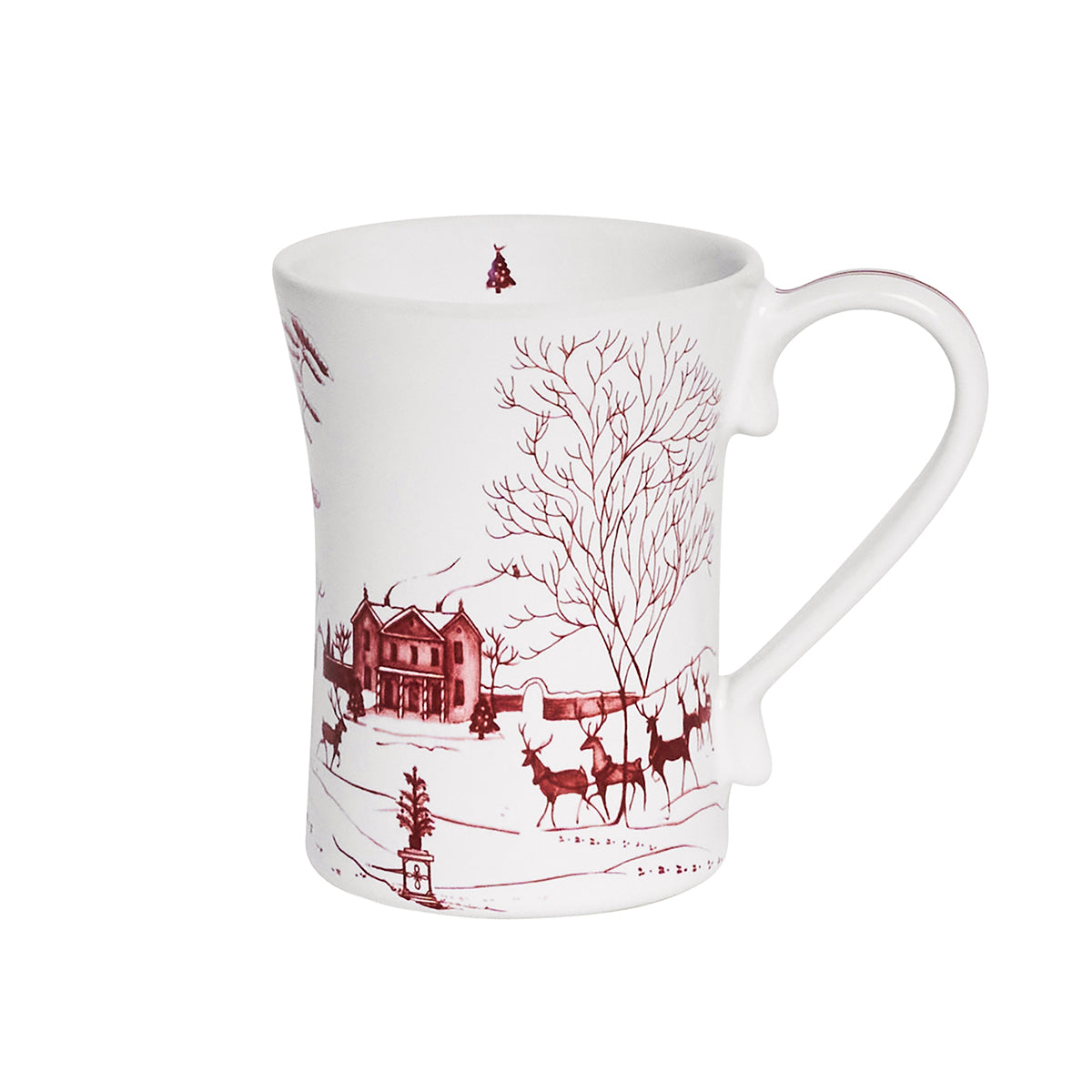 Country Estate Winter Frolic Mug - Ruby