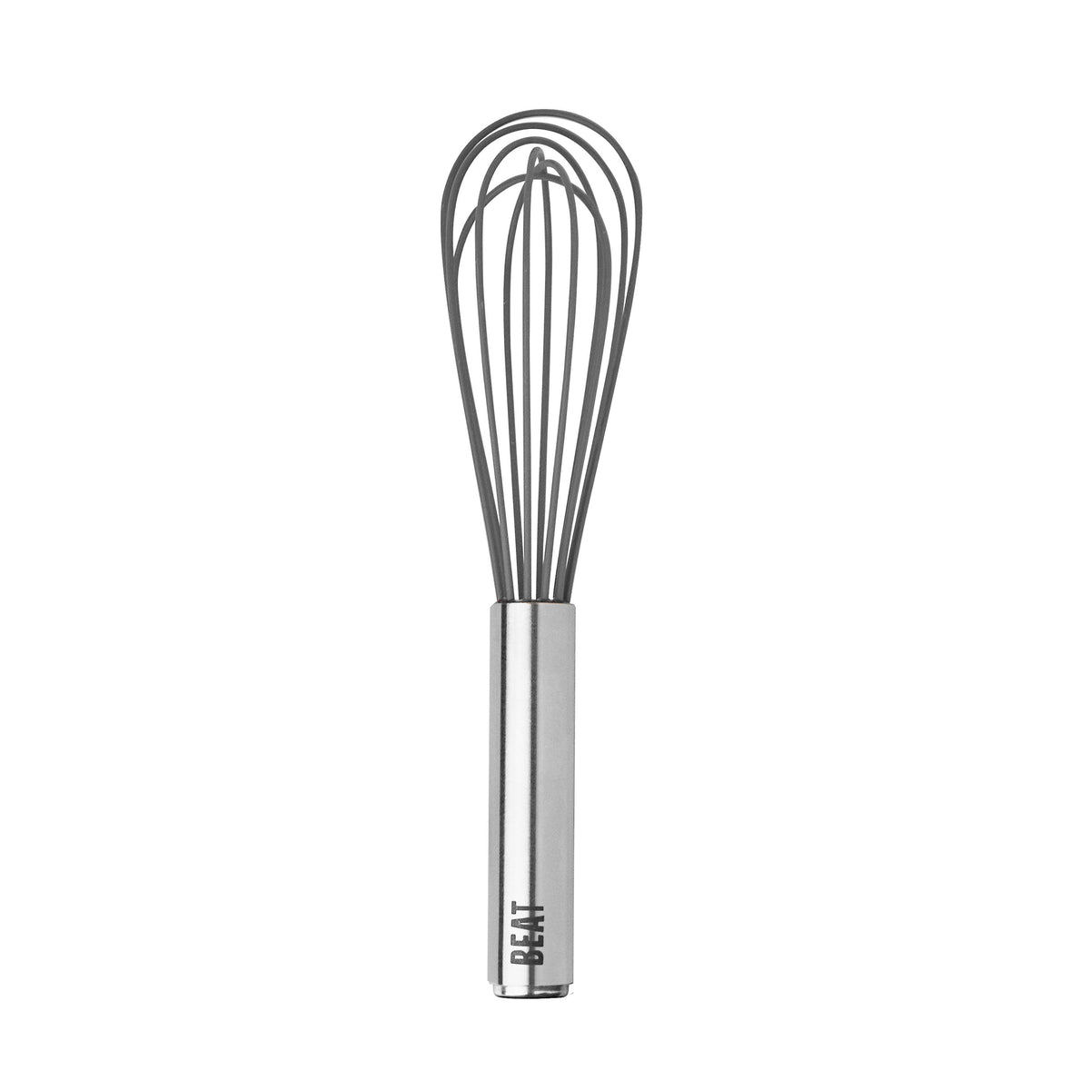 9" Beat Whisk Stainless & Silicone - Charcoal