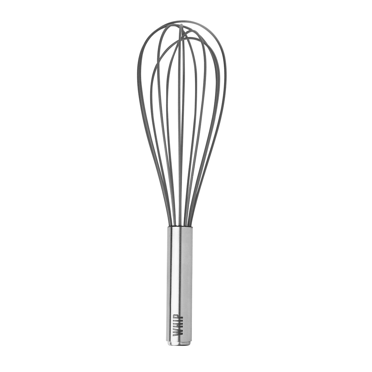 11" Whip Stainless & Silicone Whisk  - Charcoal