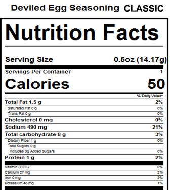 Negg® Deviled Egg Seasoning Mixes - NEW! 24 PER CASE