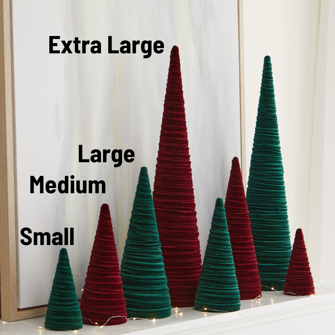 Tree Velvet 6.5" tall Small, Bookshelf, Spring Elegance