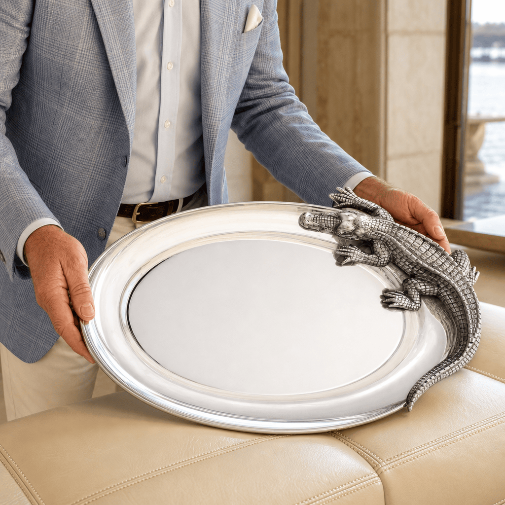 Alligator Oval Platter