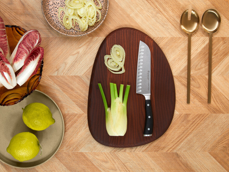 Wusthof Classic Ikon 2-Piece Santoku Set — Black