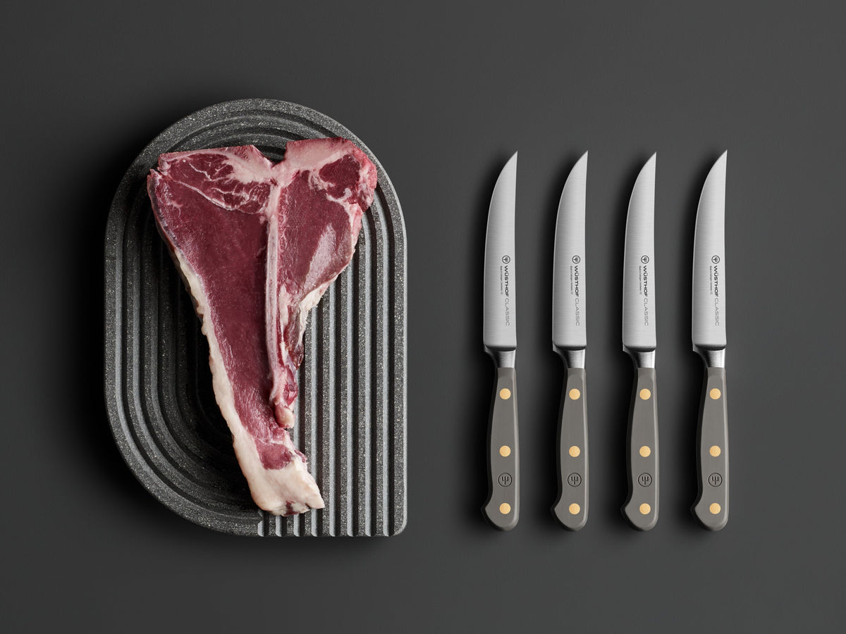 Wusthof Classic 4 1/2" Steak Knife — Black