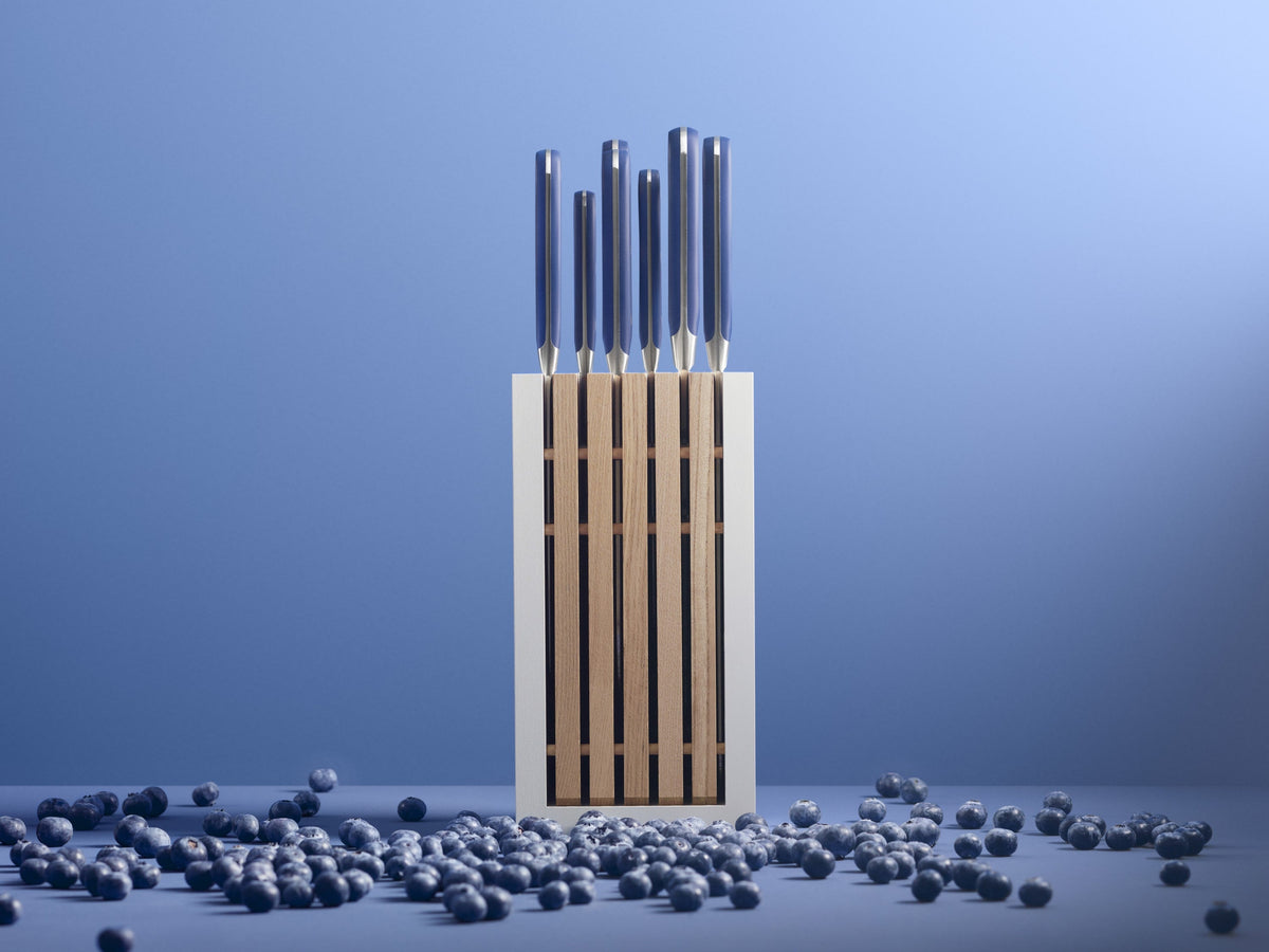 Wusthof Classic 8-Piece Designer Knife Block Set — Coral Peach