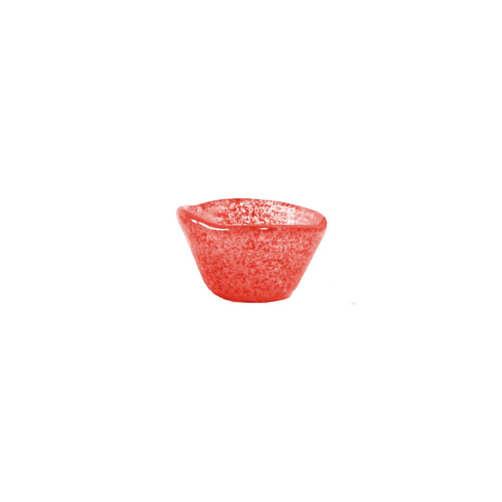 Glass Dinnerware dia.2.75" h:1.5" 2 oz. Round Red Glass Ramekin (Set of 6)