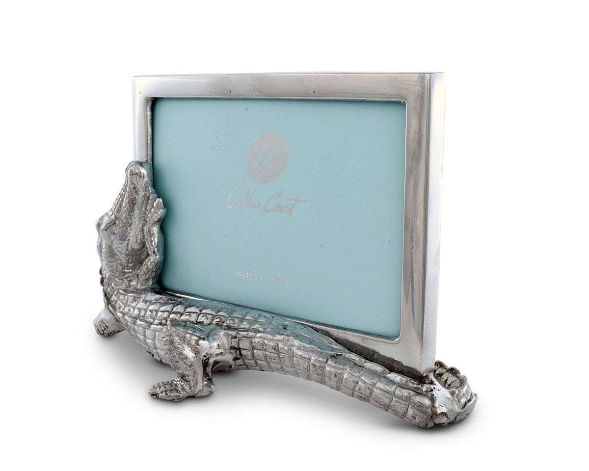 Alligator Photo Frame - Features Two Alligator Figures