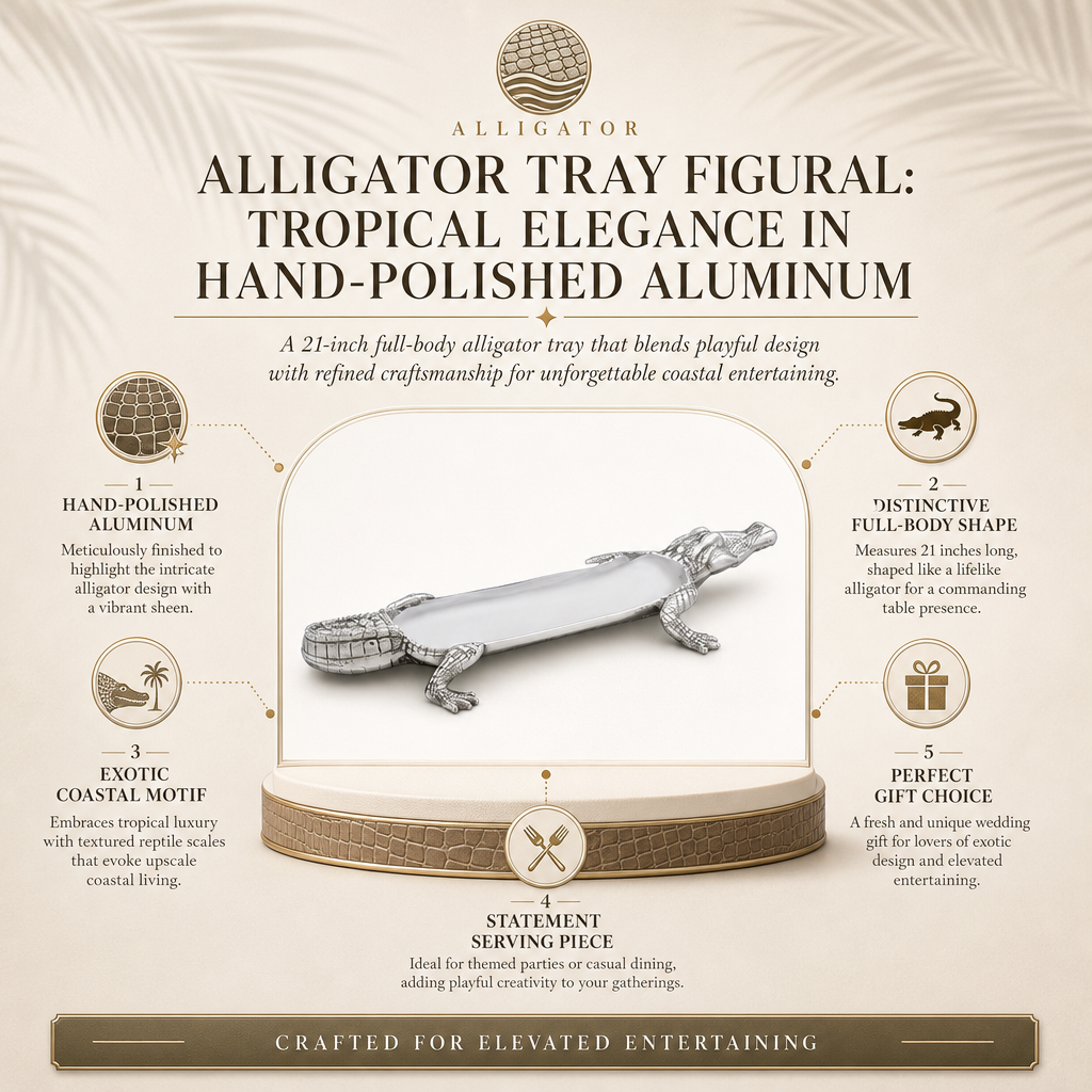 Alligator Tray Figural