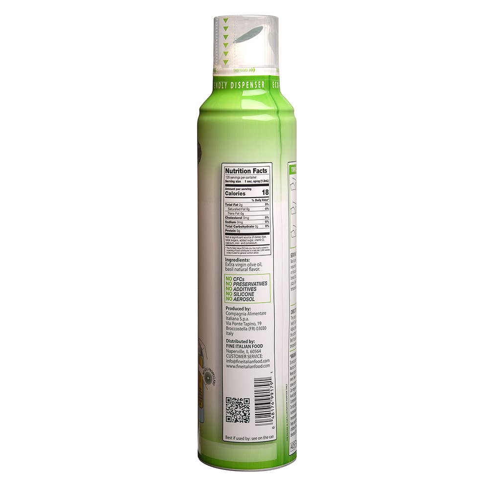 Mantova Basil Extra Virgin Olive Oil Spray, 8 oz.