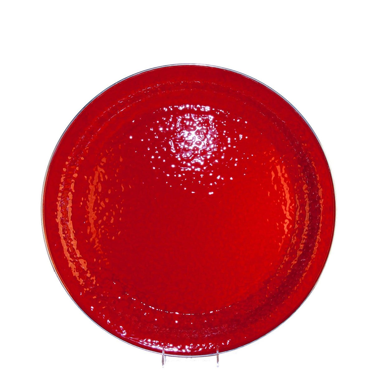 Solid Red Medium Tray