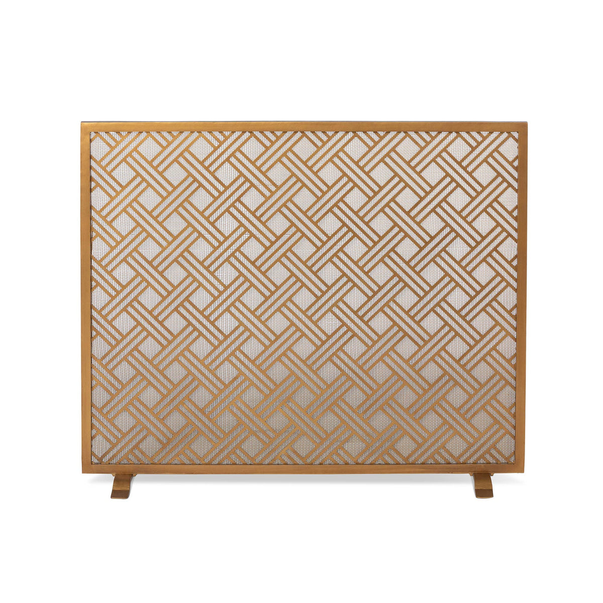 Promo Park Hill Collection Cross Hatch Fire Screen