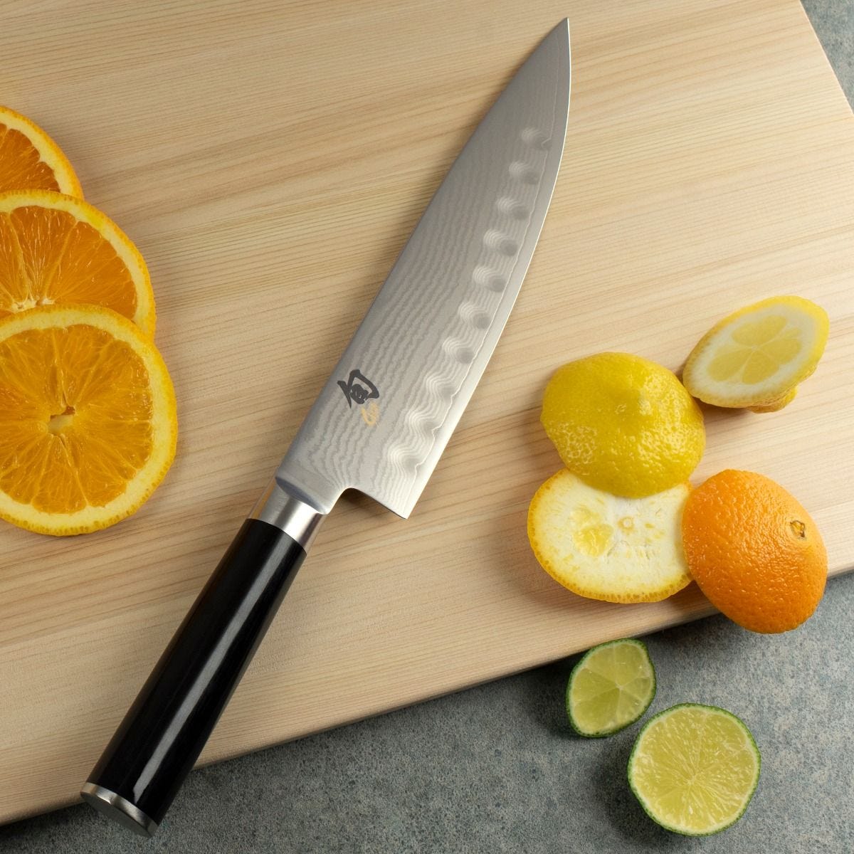 Shun Classic 8" Hollow Ground Chef's Knife — Ebony
