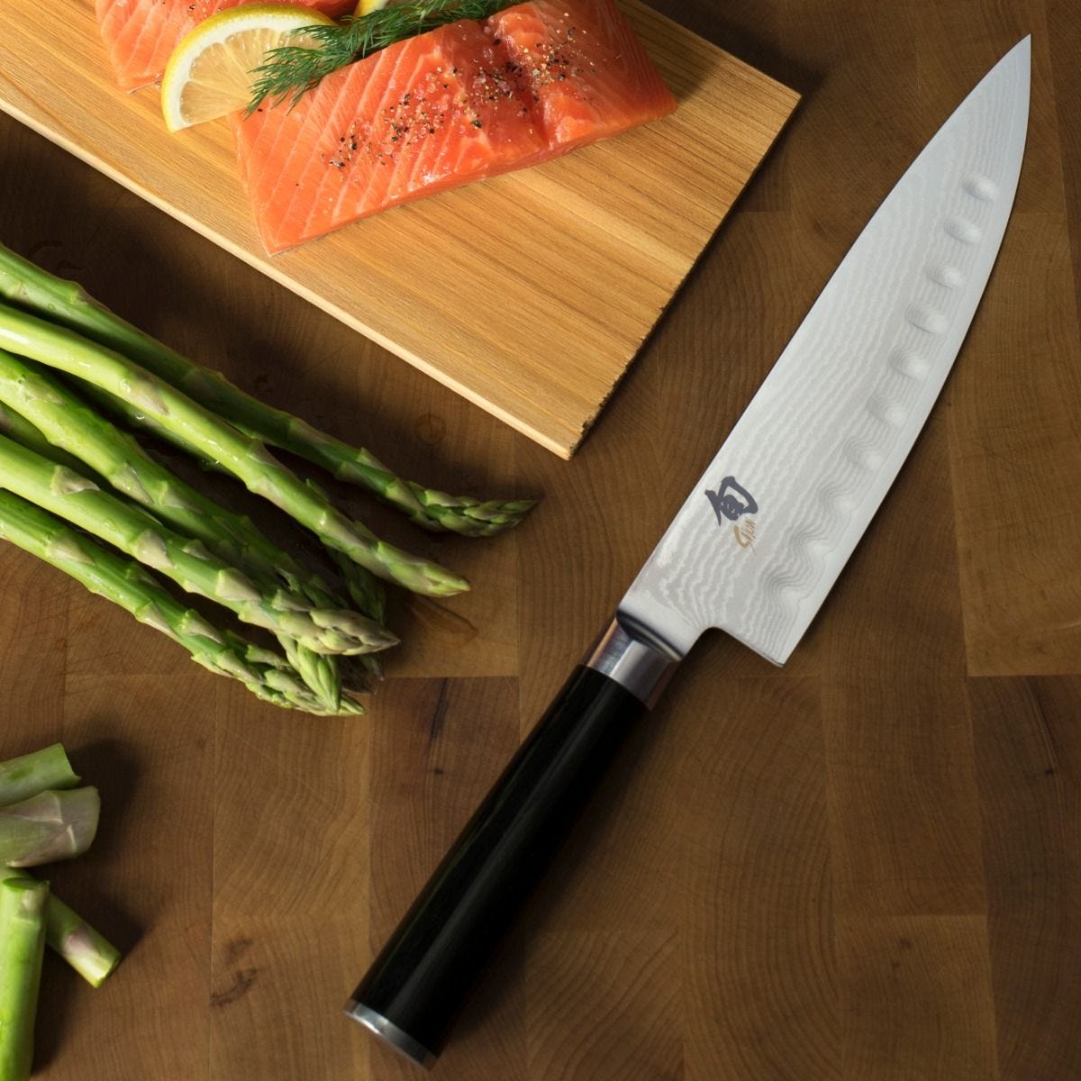 Shun Classic 8" Hollow Ground Chef's Knife — Ebony