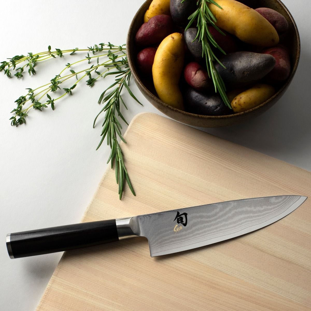Shun Classic Blonde 6" Chef's Knife — Ebony