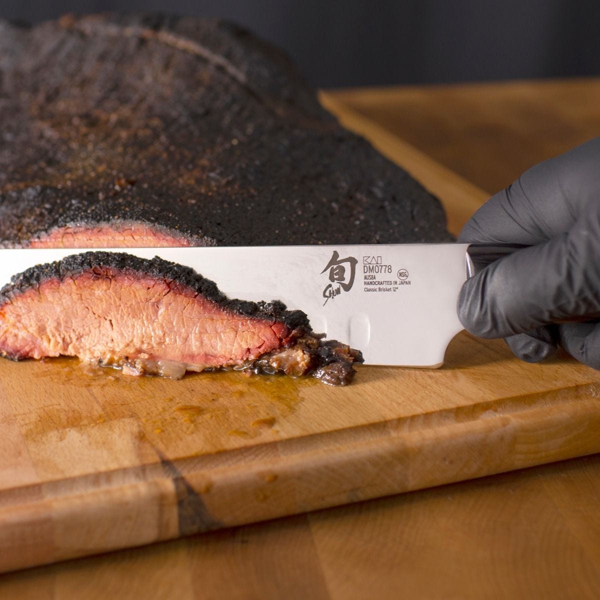 Shun Classic 12" Hollow Ground Brisket Knife — Ebony